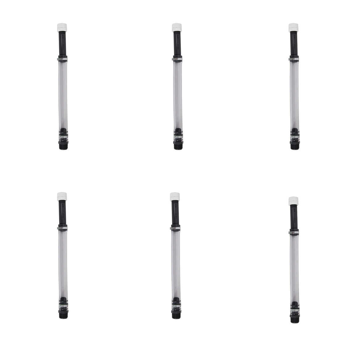VP Racing 14in Hose Kit for Motorsport or Sportsman Containers with Cap (6 Pack)