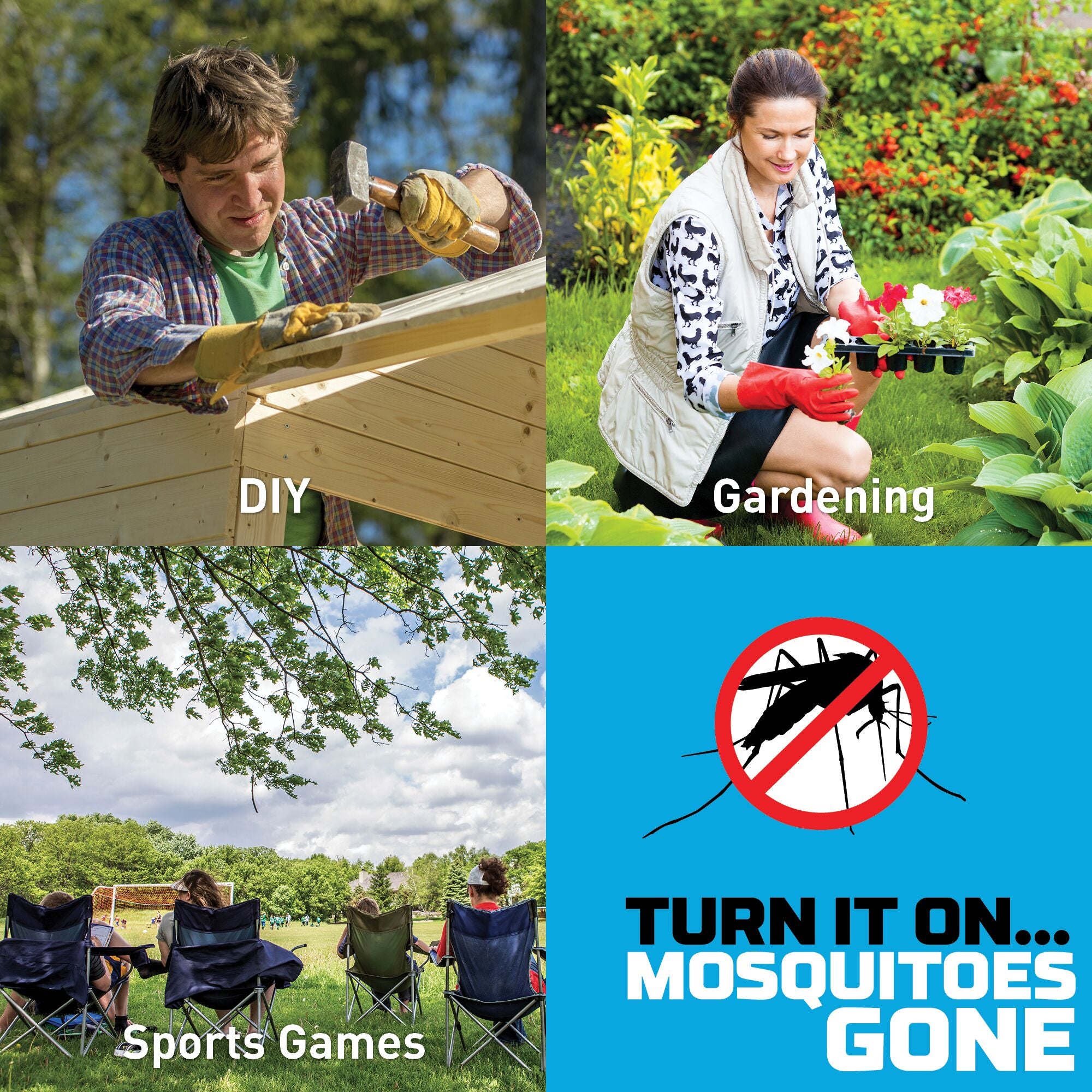 Thermacell MR300V Mosquito Repellent & 12-Hour Refill Pack (2 Pack) & Holster - VMInnovations