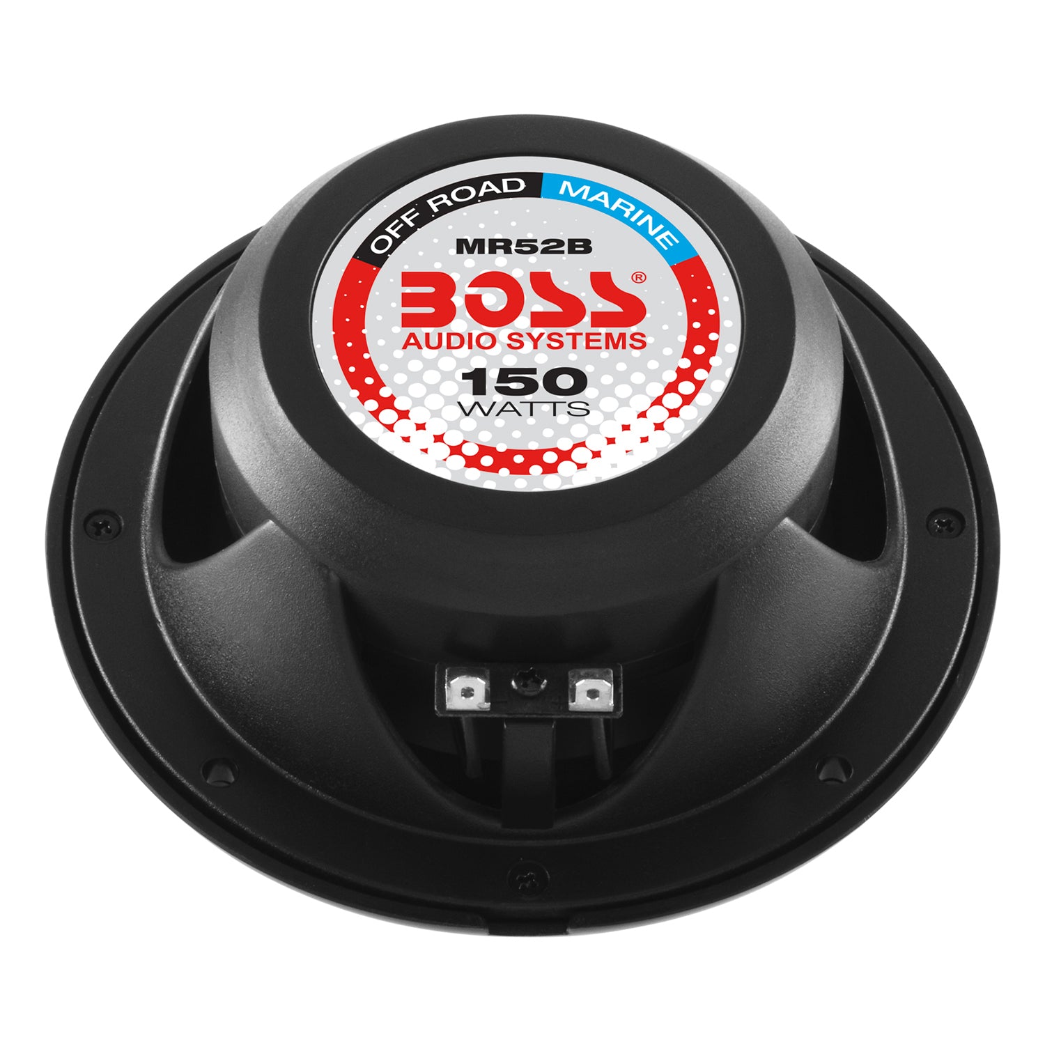 BOSS Audio MR52B 5.25" 2 Way 150 Watt Marine Full Range Boat Speakers, 1 Pair - VMInnovations