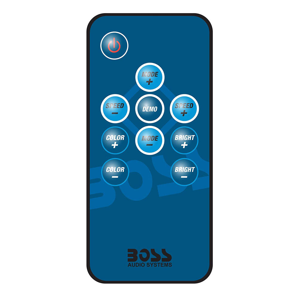 BOSS Audio Outdoor Marine 150 Watt 2 Way Full Range LED 5.25 Inch Speaker Pair