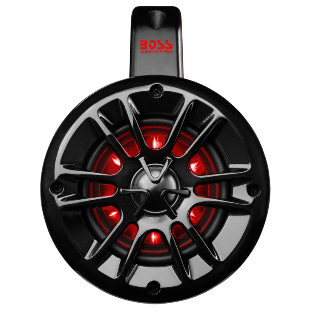 BOSS Audio Waketower 400W MAX 2 Way Marine Weather Proof 4 Inch Speaker Pair