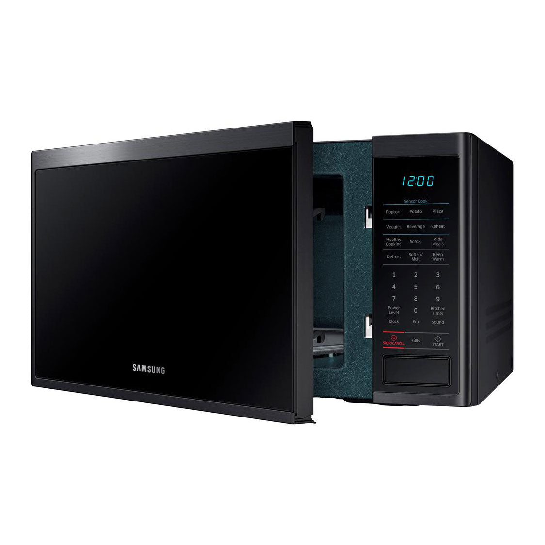 Samsung 1.4 Cubic Foot Countertop Microwave Oven, Black (Refurbished) (Open Box)