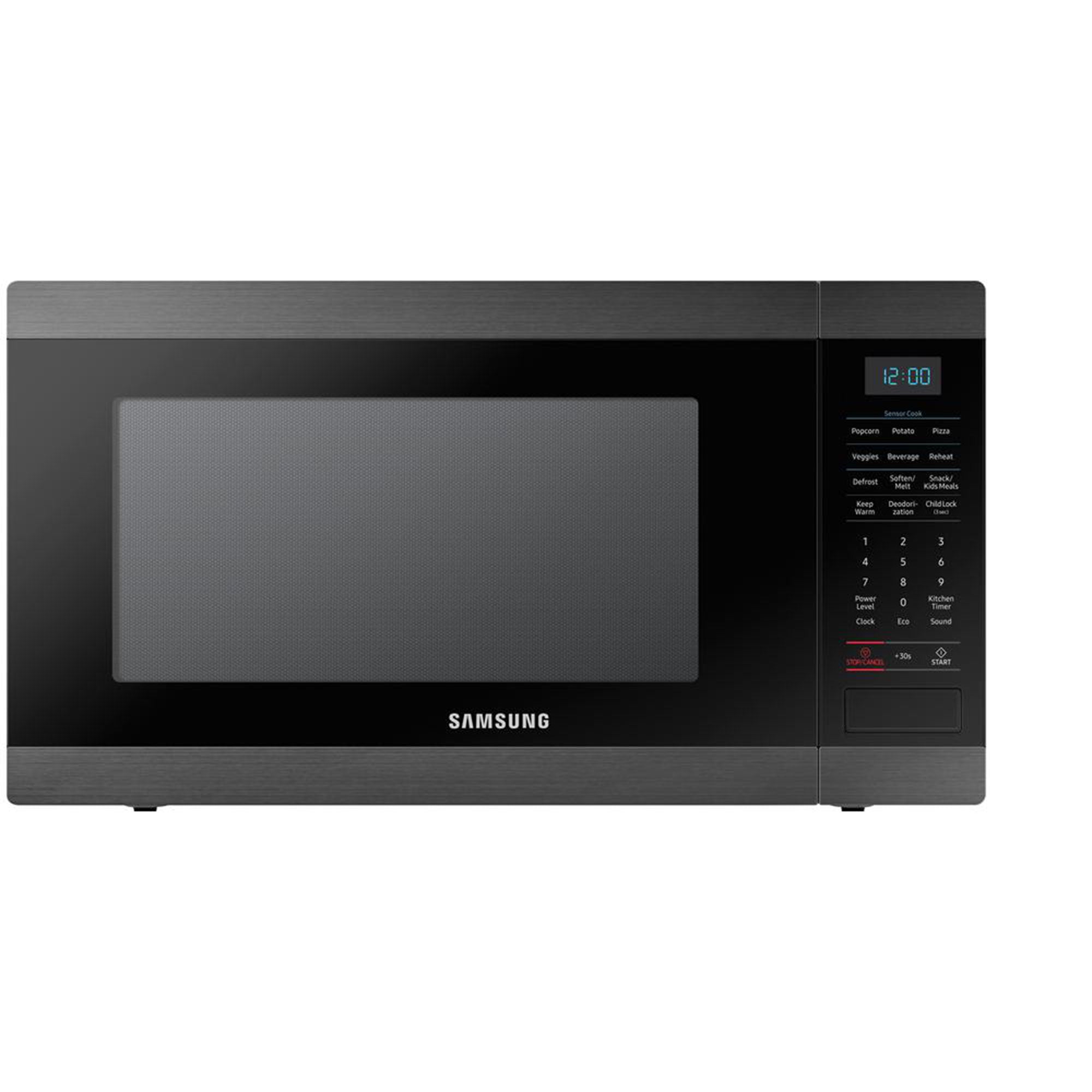Samsung 1.9 Cubic Foot Countertop Microwave Oven, Black (Refurbished) (Damaged)