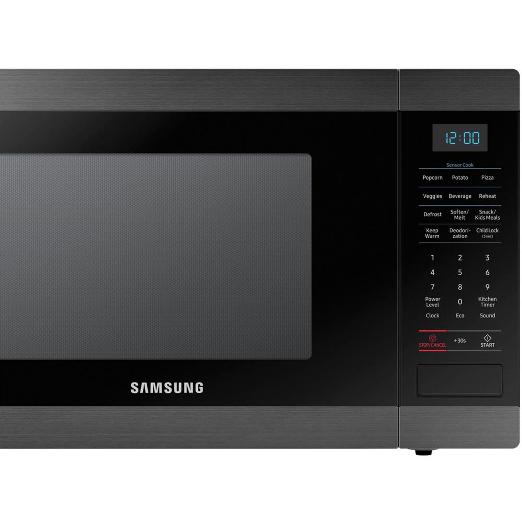 Samsung 1.9 Cubic Foot Countertop Microwave Oven, Black (Refurbished) (Damaged)