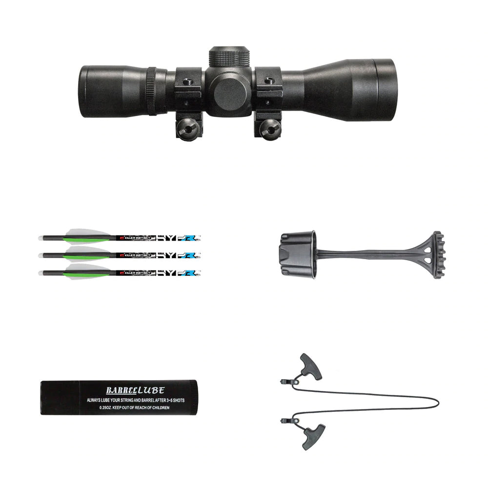 Killer Instinct Burner Hunting Crossbow & KI Series Ambidextrous Crank Reloader