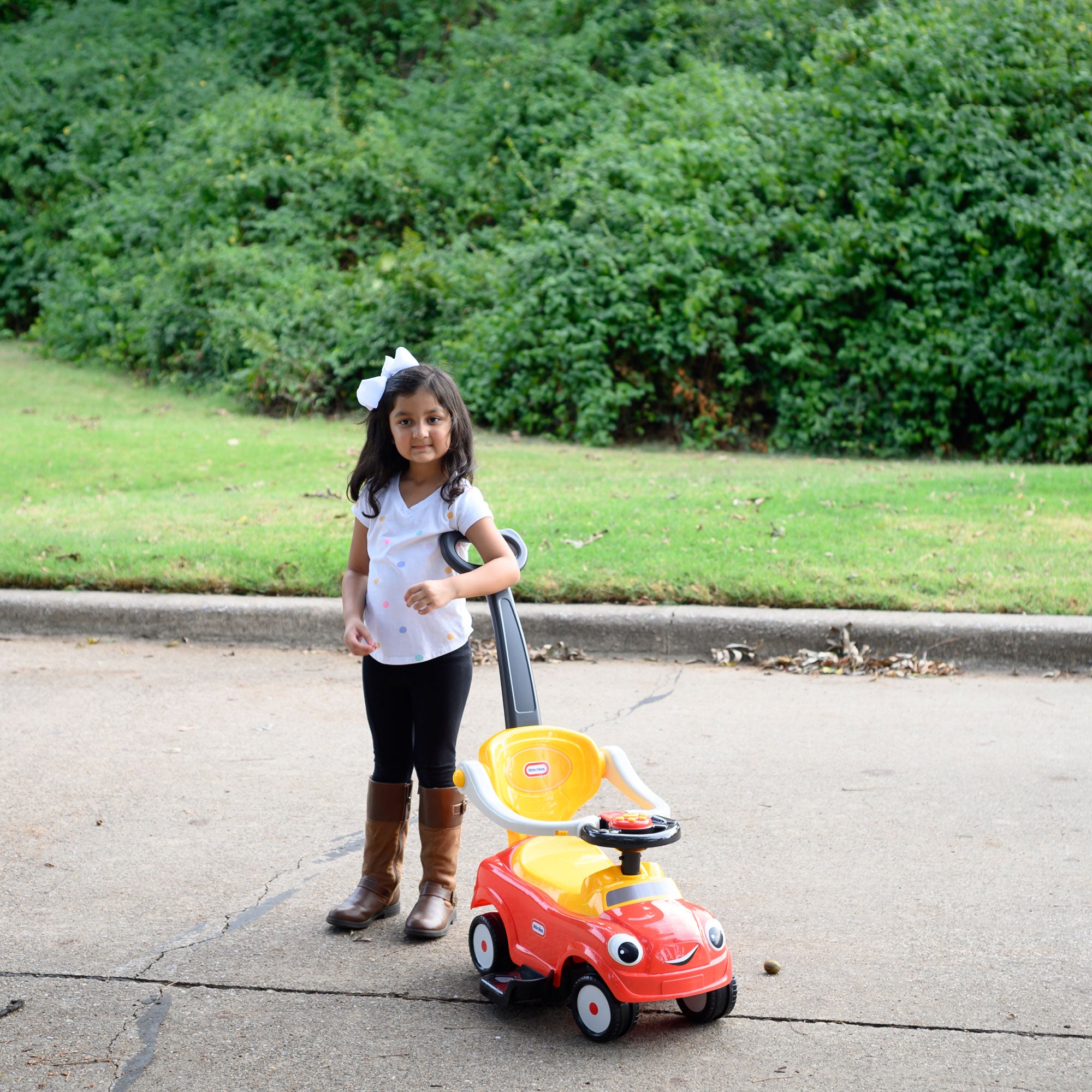 Best Ride On Cars 3 in 1 Little Tikes Push Car Ride On Toy, Red (Open Box) - VMInnovations