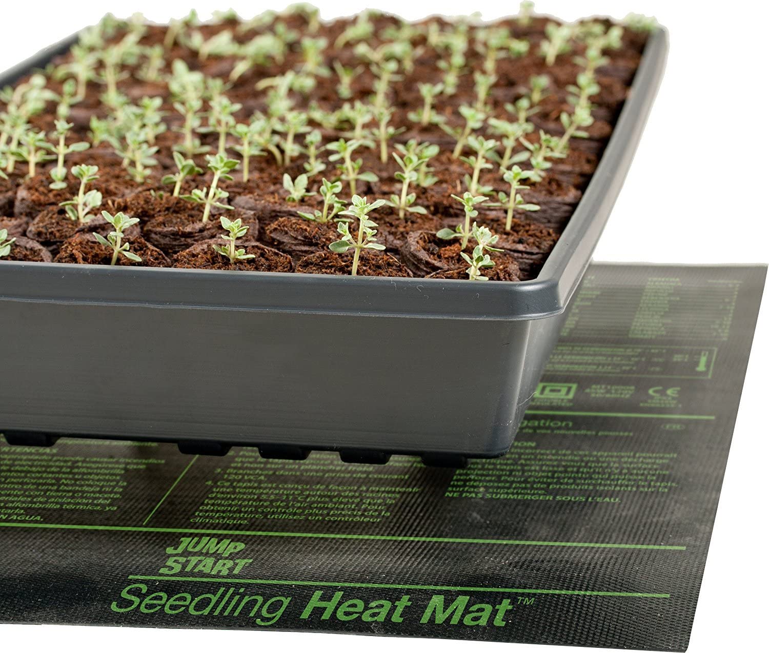 Jump Start Hydrofarm 48x20in Seedling Heat Mat & Digital Thermostat Controller - VMInnovations