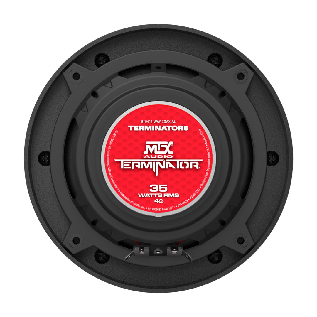 MTX TERMINATOR5 35 Watt RMS 2 Way Polypropylene Coaxial Car Speakers (Used) - VMInnovations