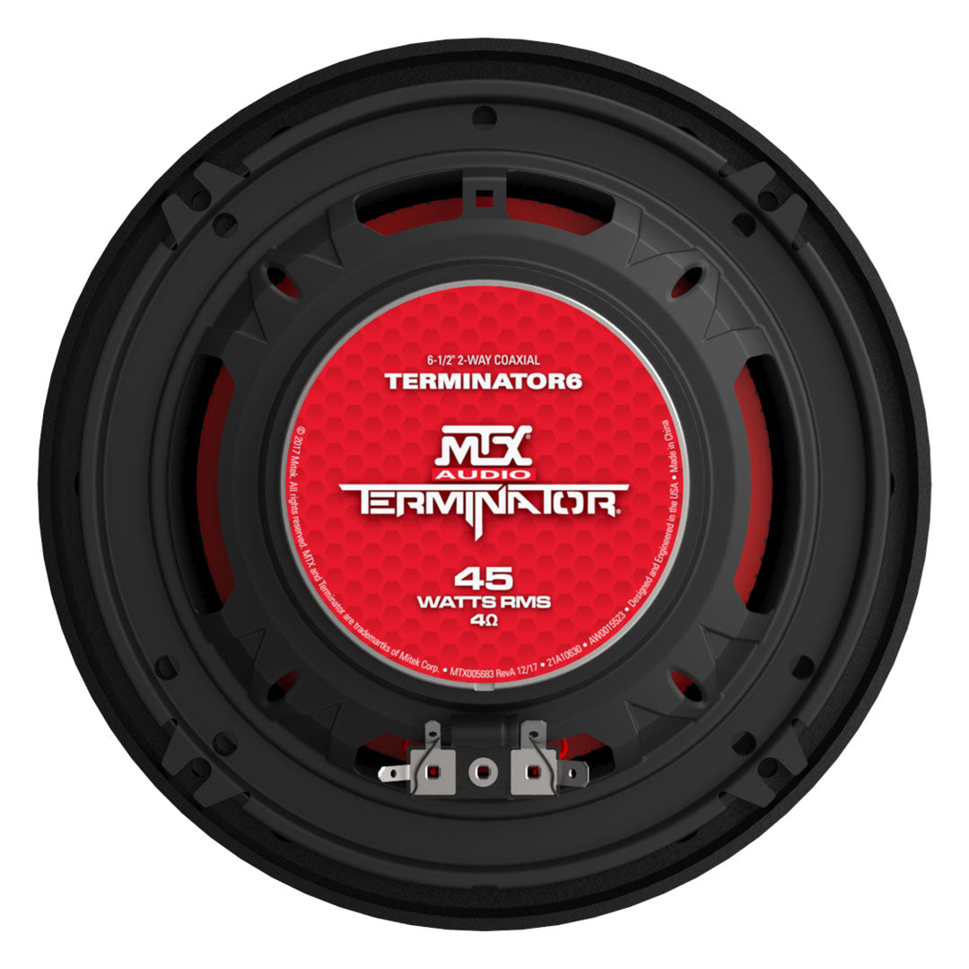 MTX Terminator46 & Terminator6 2 Way Polypropylene Coaxial Auto Speaker Set - VMInnovations