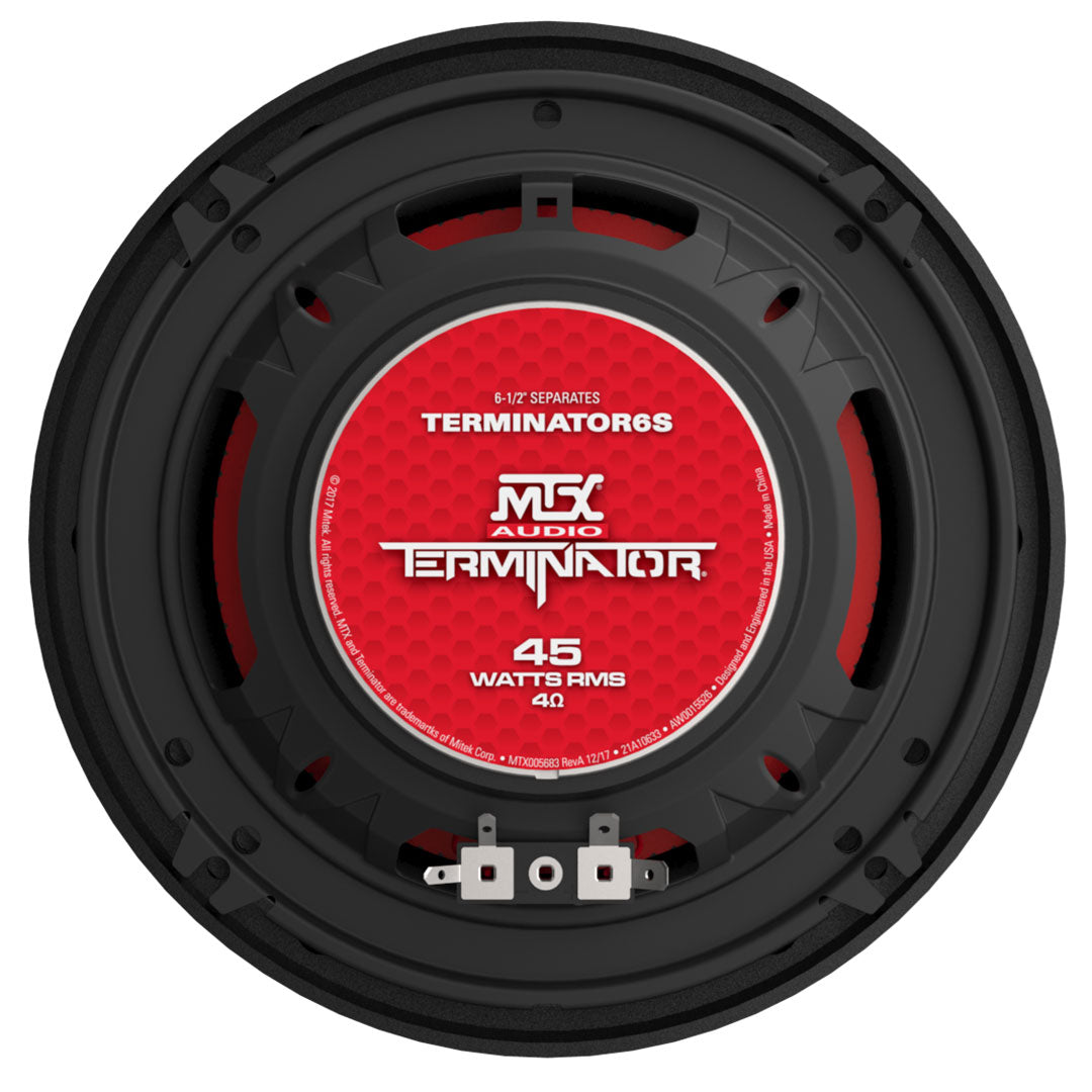 MTX Terminator 6.5in Woofer Cone Component Speaker Pair with 45W RMS (4 Pack) - VMInnovations