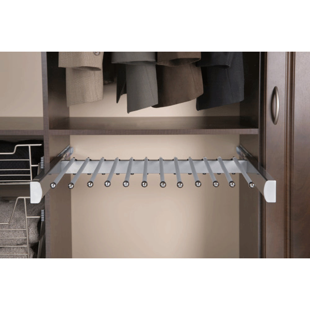 Rev-A-Shelf Sidelines PSCSL-1814SC-SC 18" Soft Close Pants Rack, Satin Chrome