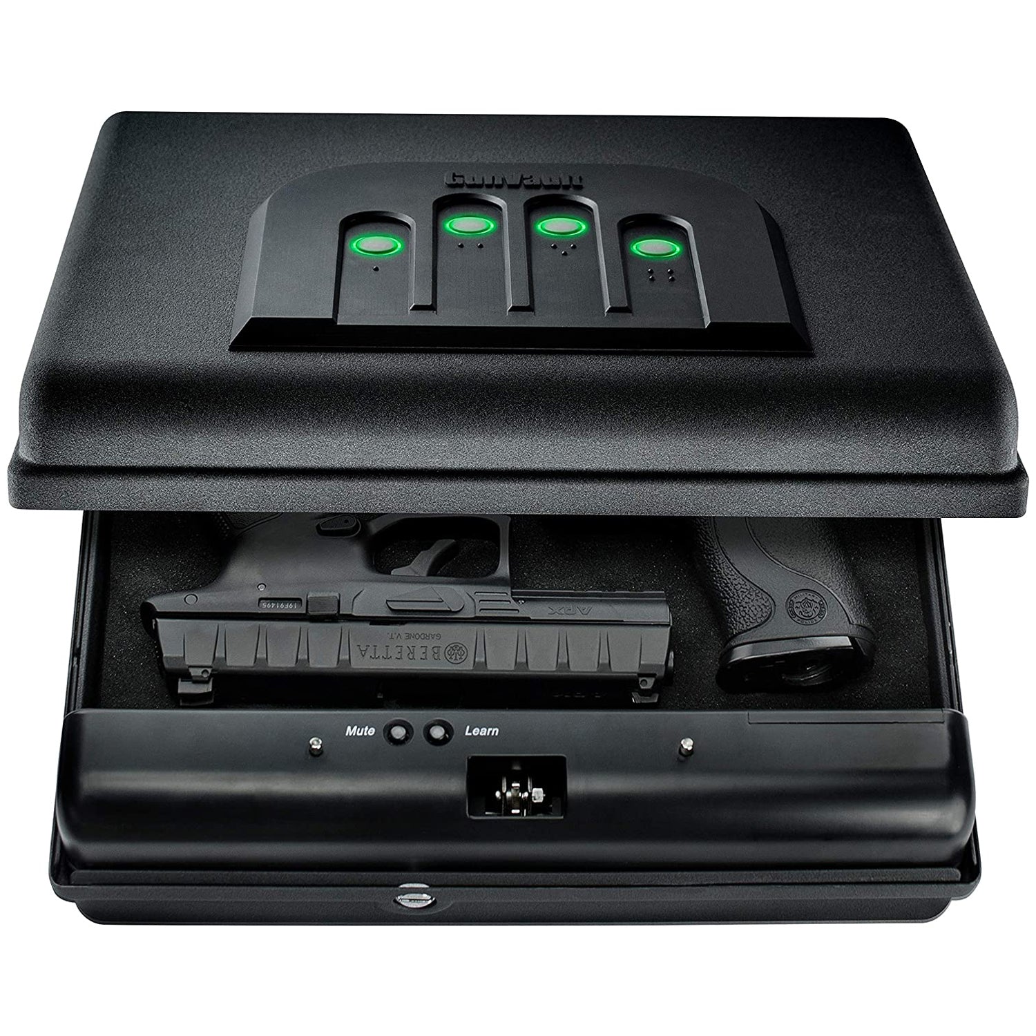 GunVault MV1050-19 MicroVault XL Handgun & Valuables Electronic Lock Box Safe