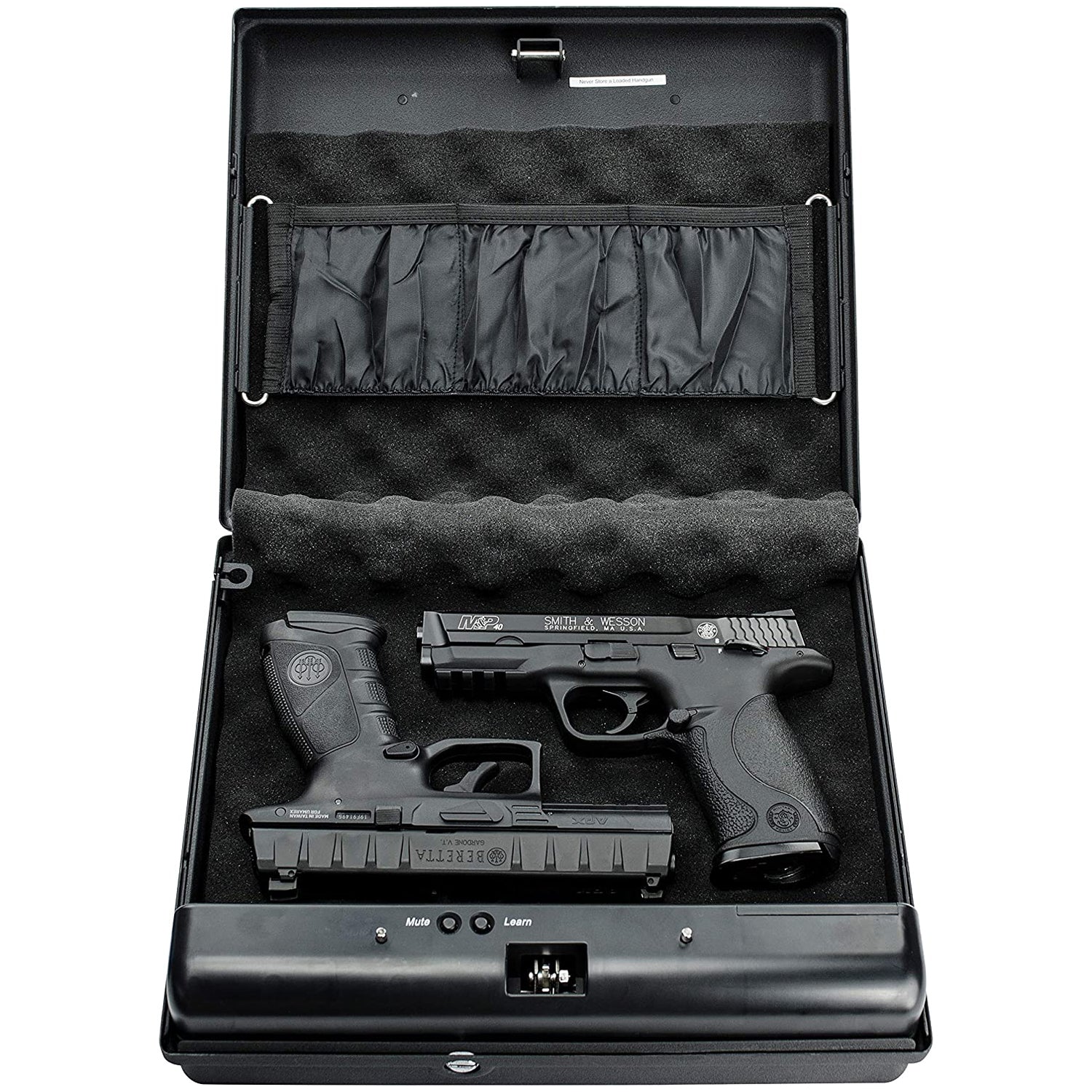 GunVault MV1050-19 MicroVault XL Handgun & Valuables Electronic Lock Box Safe