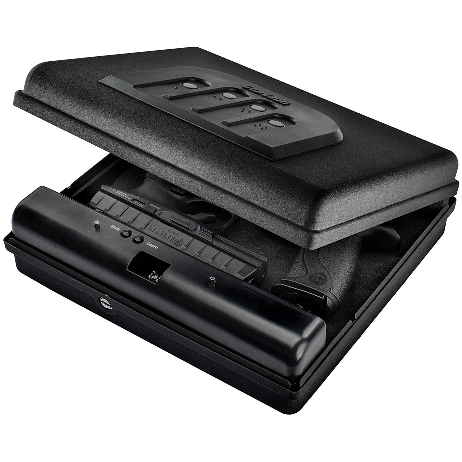 GunVault MV1050-19 MicroVault XL Handgun and Valuables Lock Box Safe (2 Pack) - VMInnovations