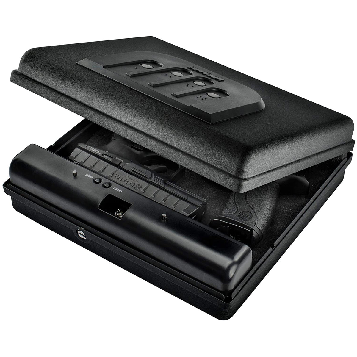 GunVault MV1050-19 MicroVault XL Handgun and Valuables Lock Box Safe (2 Pack)