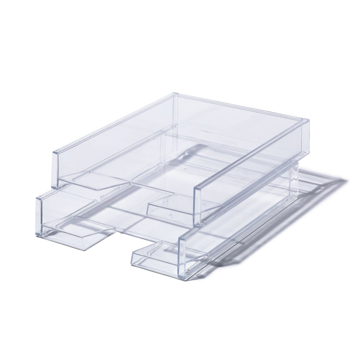 Like-It MX-18 Clear Easy Access Polystyrene Customizable Organizer (2 Pack)