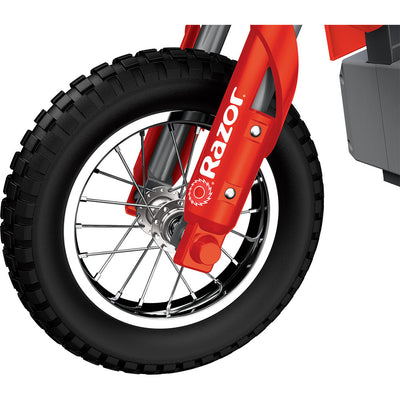 Razor MX350 Dirt Rocket Kids Electric Toy Motocross Motorcycle Dirt Bike, Red