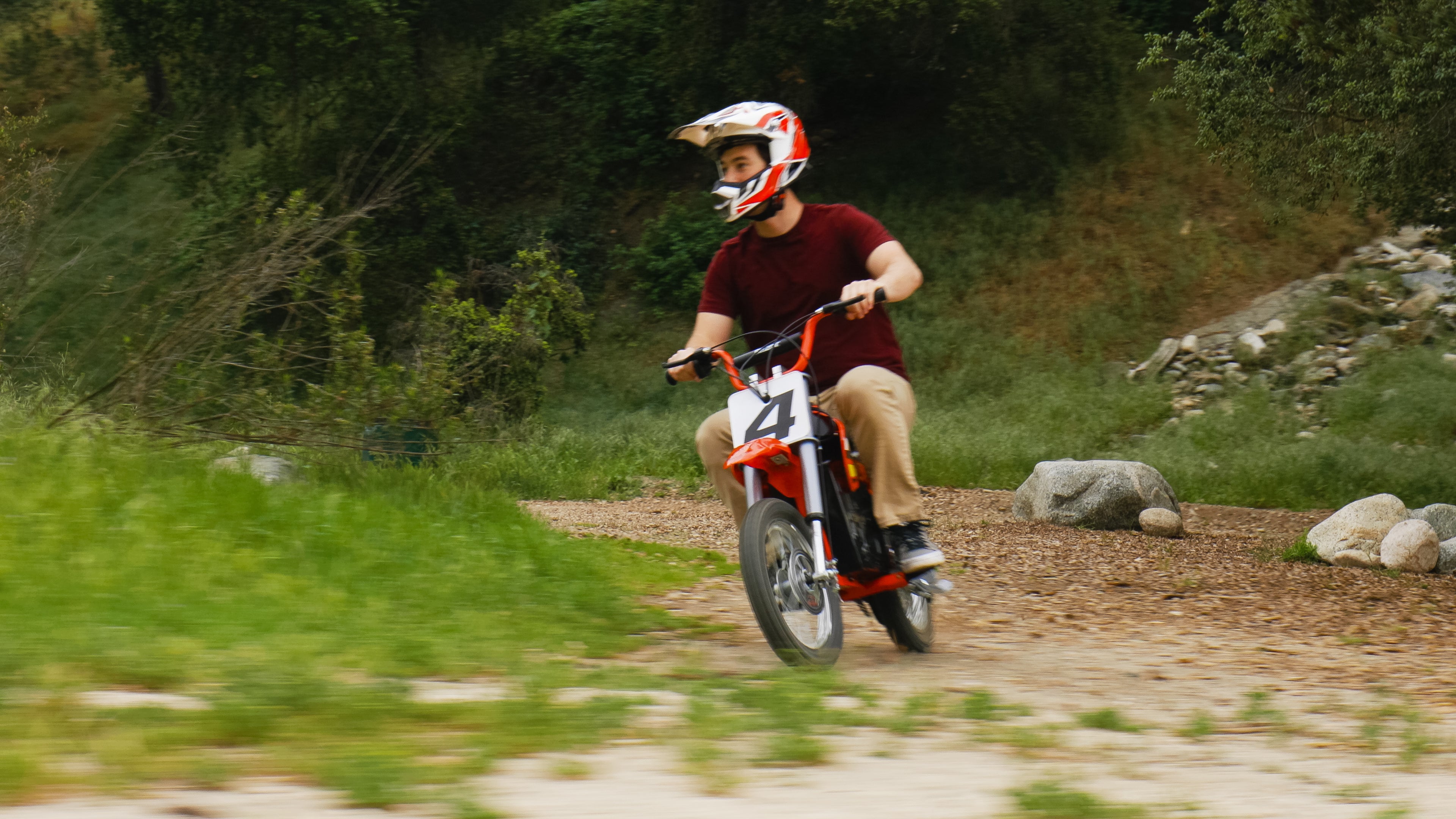 Razor Red Dirt Rocket High-Torque Electric Dirt Bike for Adult (Open Box)