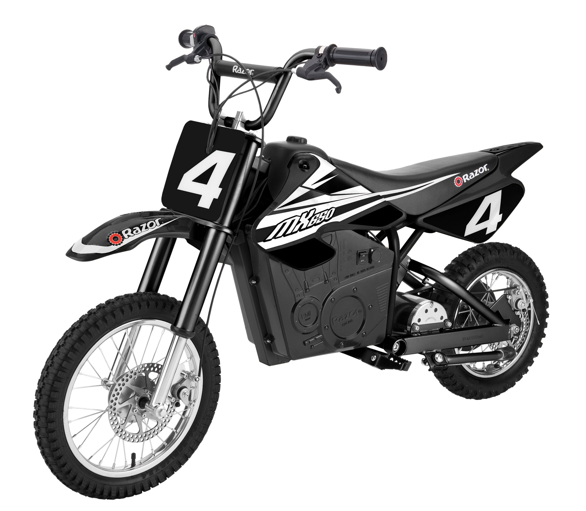 Razor MX650 Dirt Rocket Electric Motocross Motorcycle Dirt Bike w/Helmet, Black