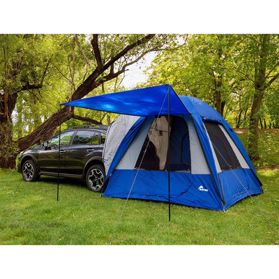 Napier Sportz Dome-To-Go Universal SUV Cargo 4 Person Camping Tent with Awning