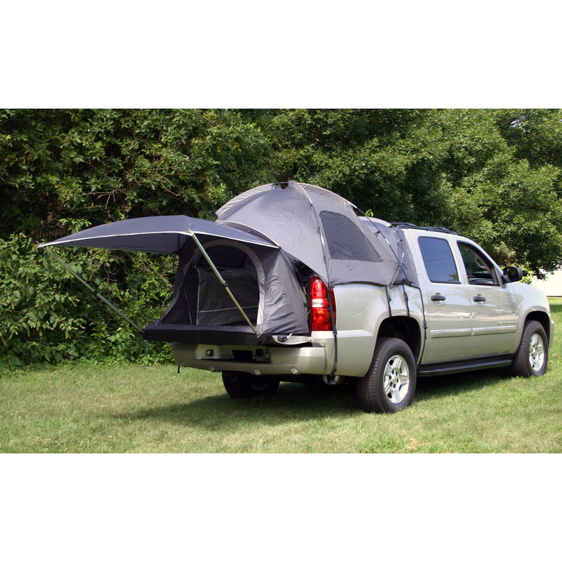 Napier Sportz Avalanche Pickup Truck Bed 2 Person Camping Tent with Awning, Gray