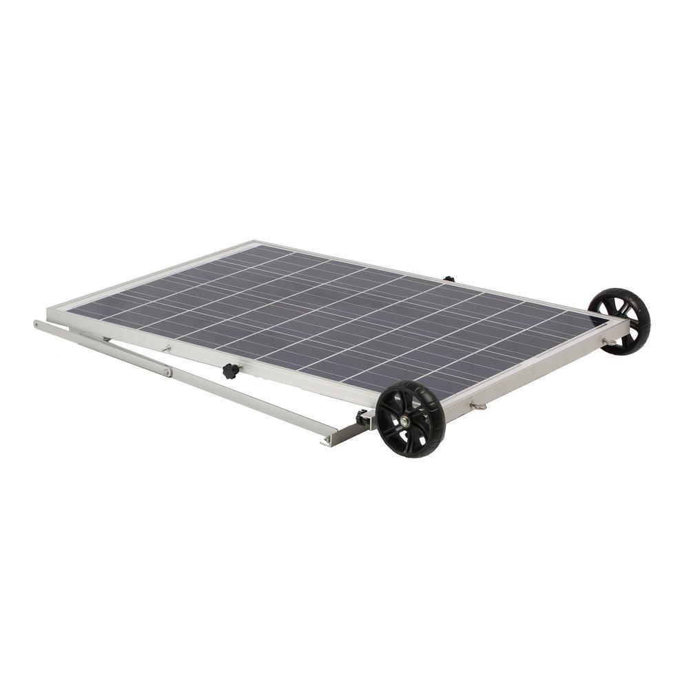 Nature's Generator Solar & Wind Generator w/Power Pod & Pack of 2 Solar Panels
