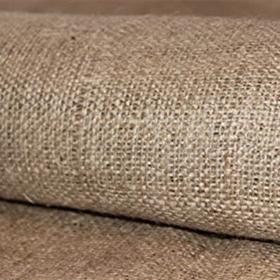 Dewitt 5.5oz 3' x 250' Medium Weave Natural Burlap Cloth Liner for Weed Control