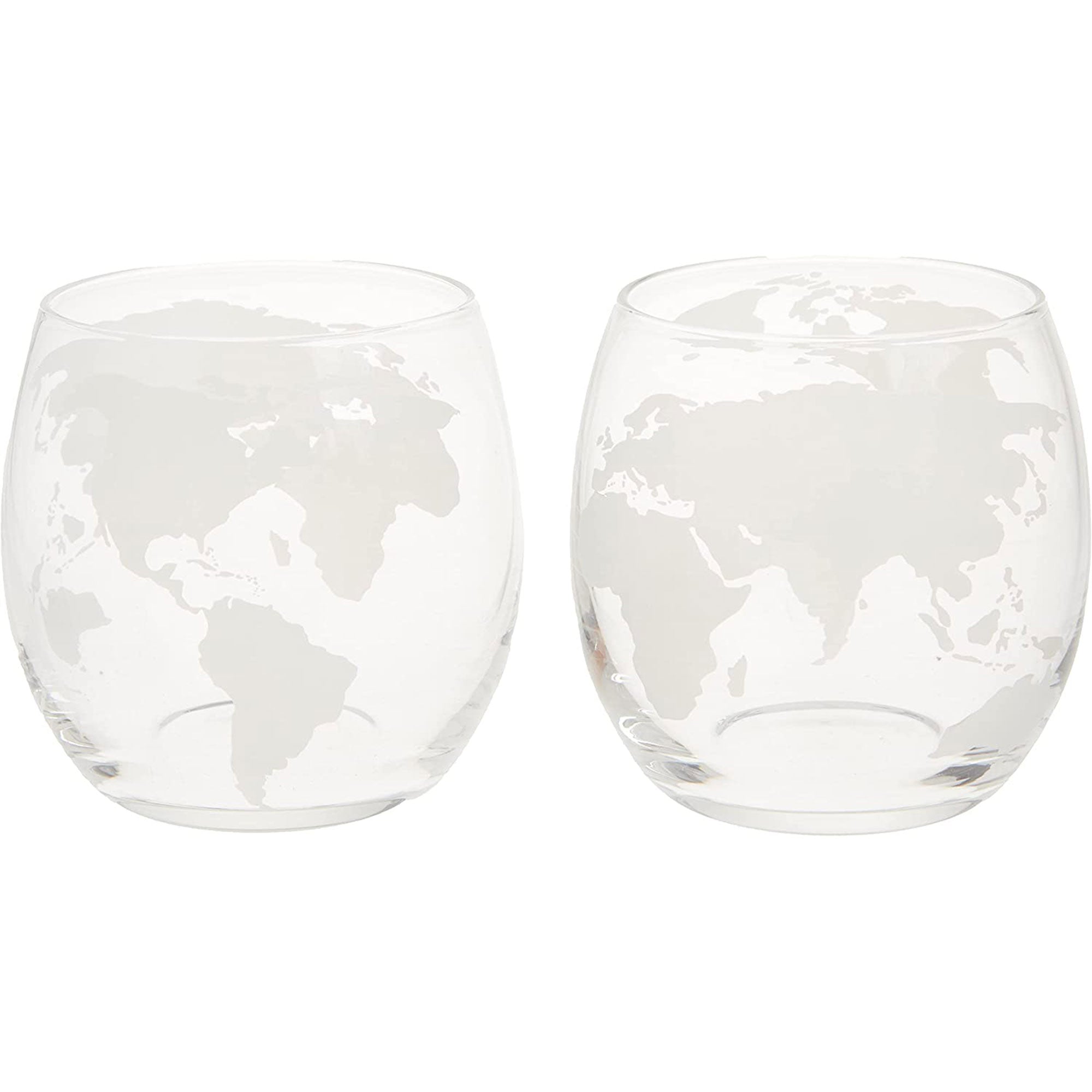 NutriChef Home Bar Glass Barrel Whiskey Carafe Alcohol Decanter Set w/ Glasses - VMInnovations