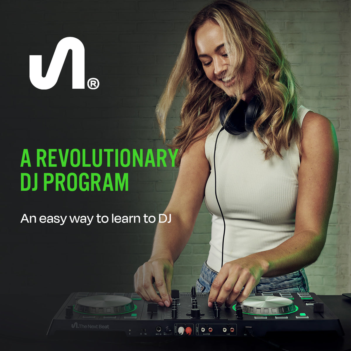 The Next Beat by Tiesto DJ Controller, DJ Control Deck w/Audio Mixer (Open Box)