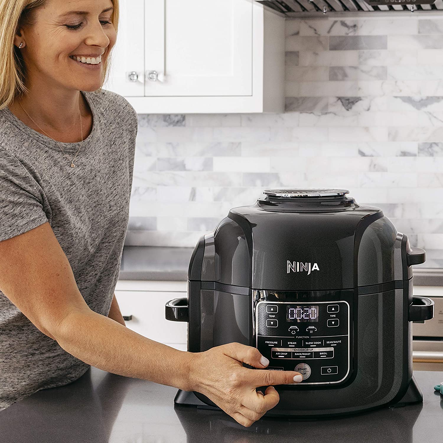 Ninja Foodi Large Multi Function 9-in-1 Home Food Cooker, 6.5 Quarts (Open Box)
