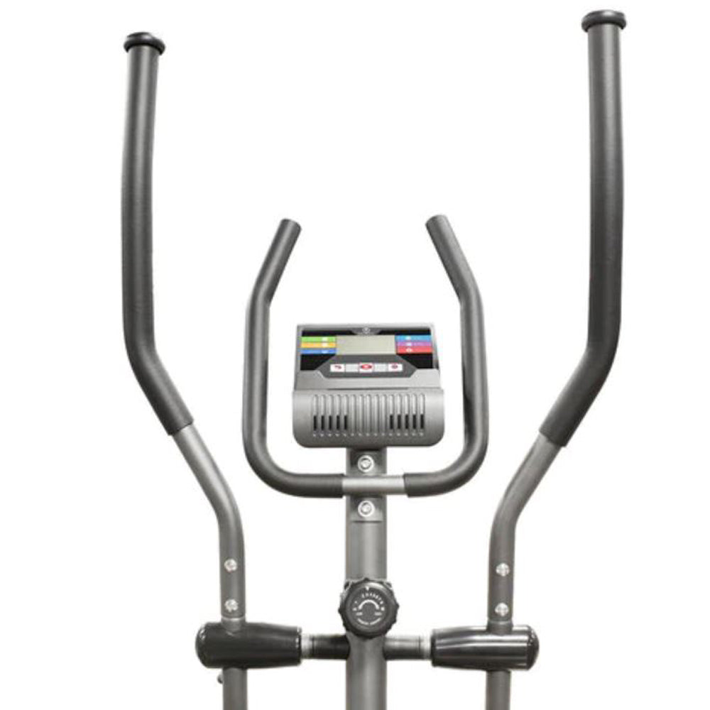 Marcy Home Gym Cardio Elliptical Trainer with Display Panel and Oversized Pedals