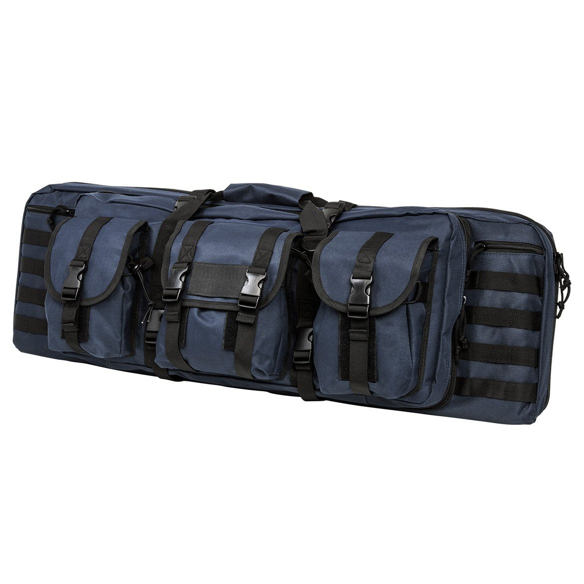 NcSTAR VISM 36" Double Rifle Carbine Padded Soft Gun Case Carry Bag, Blue/Black - VMInnovations