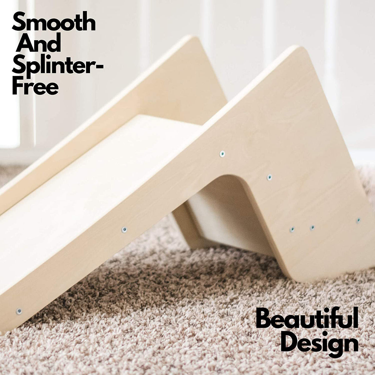 Tottlr All Wooden Toddler Exercise Development Activity Small Slide Play Chair - VMInnovations