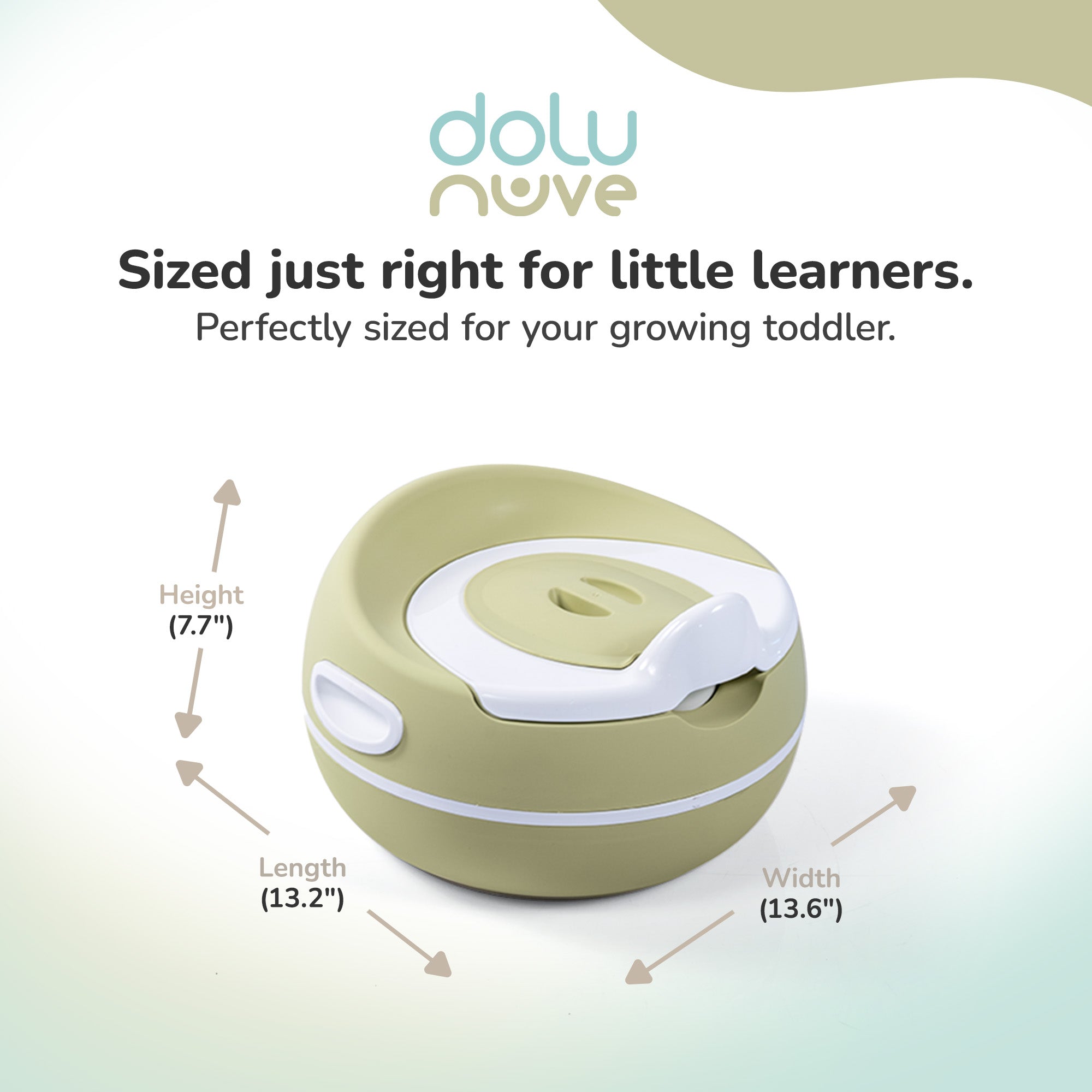Dolu Nuve Potty Training Seat, Portable Toilet Chair for Kids, (Open Box)
