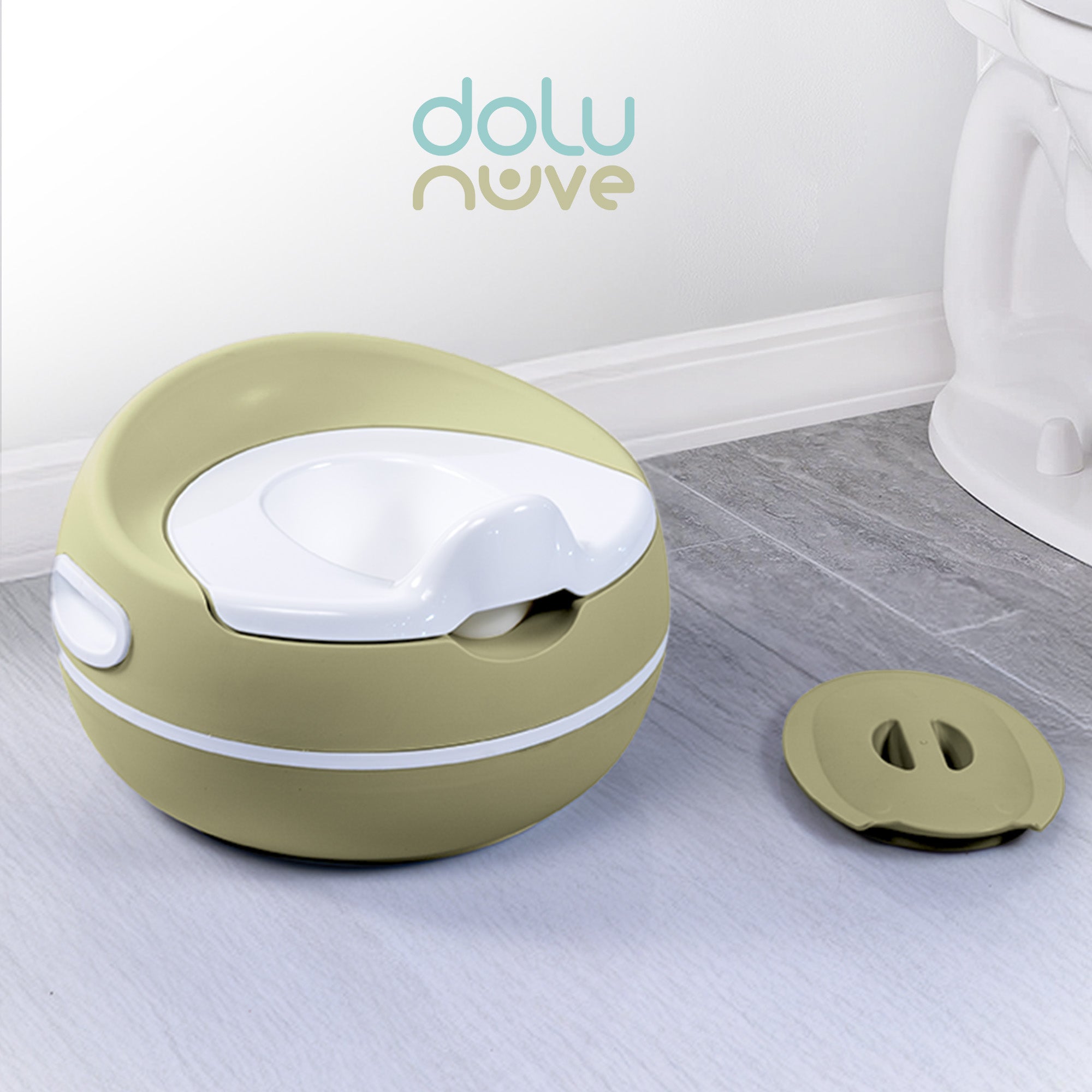 Dolu Nuve Potty Training Seat, Portable Toilet Chair for Kids, (Open Box)