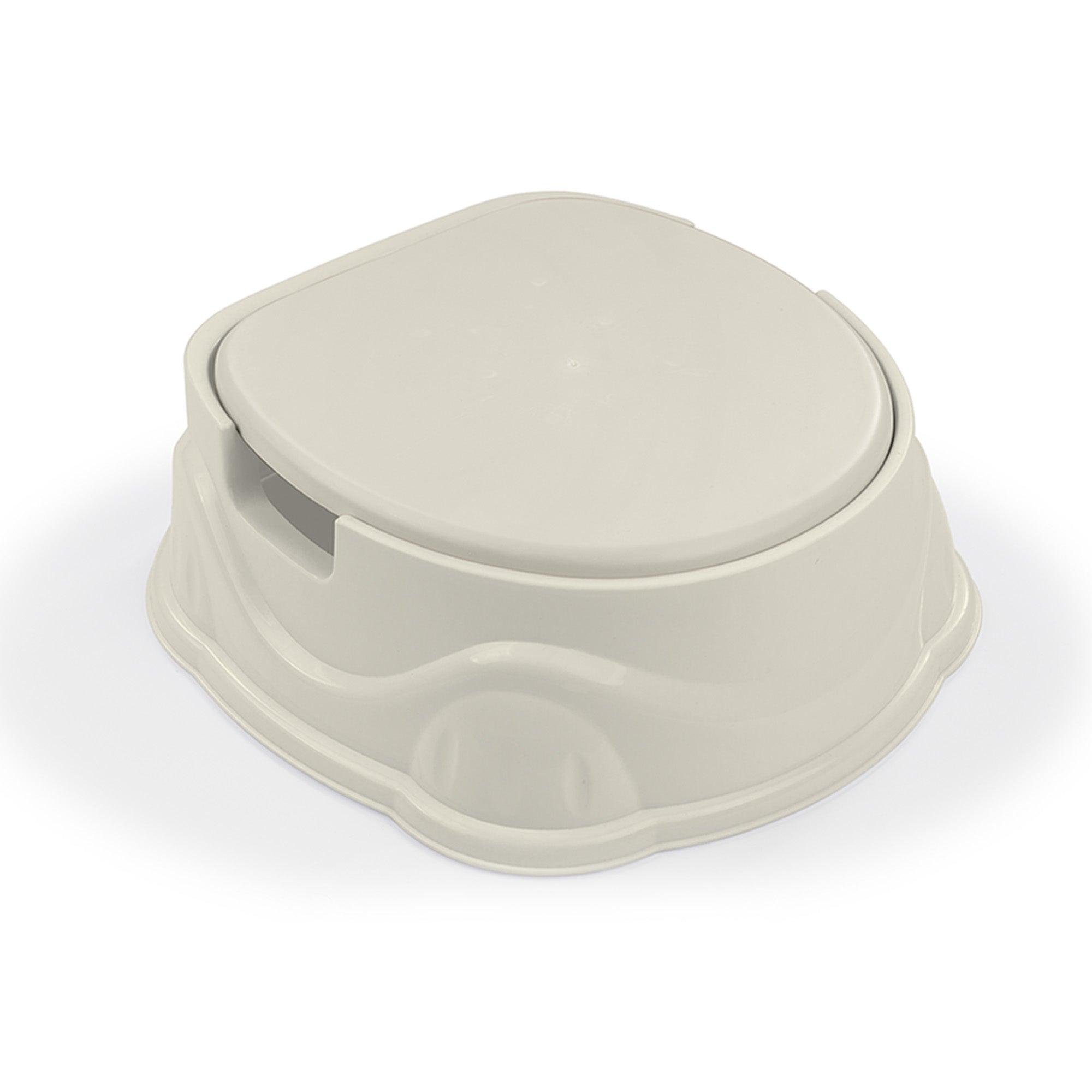 Dolu Nuve 3-in-1 Potty, Toilet Adapter, and Step Stool, Ergonomic Design, Beige (Open Box)