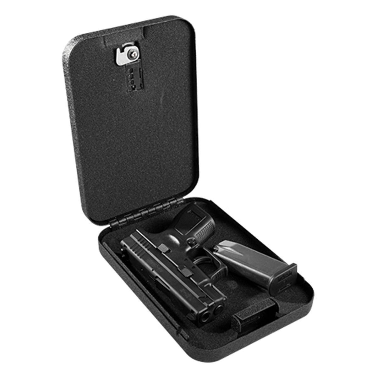 GunVault NanoVault TSA Approved Portable Travel Combo Lock Gun Safe (Open Box)