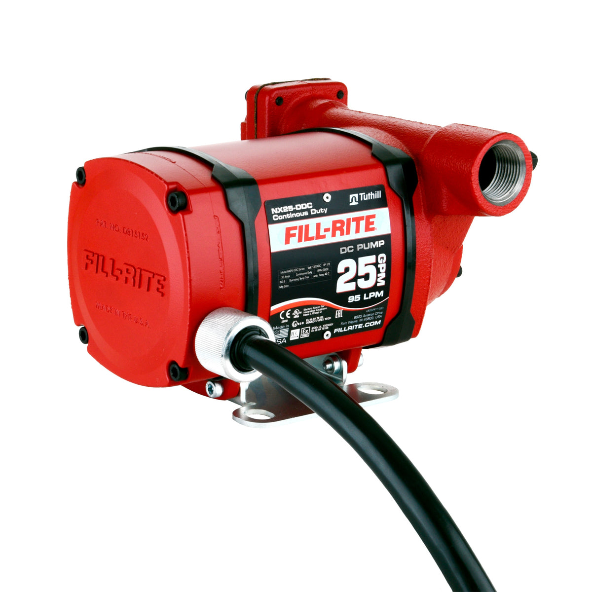 Fill Rite 25 GPM Continuous Duty Foot Mounted Fuel Transfer Pump (Open Box)