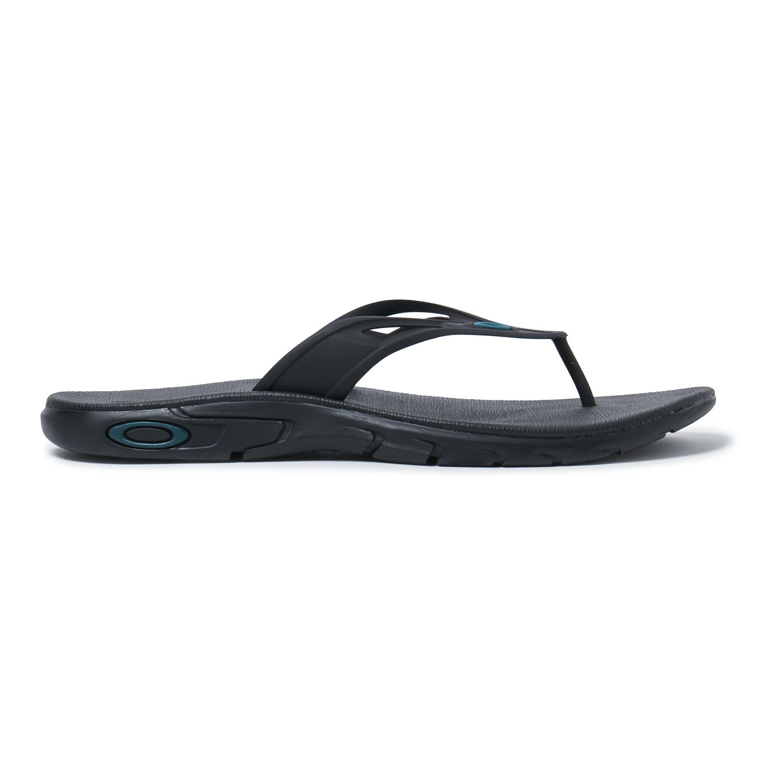 Oakley Comfort Ellipse Flip Flop Summer Sandals, Men's Size 12, Black (Open Box)