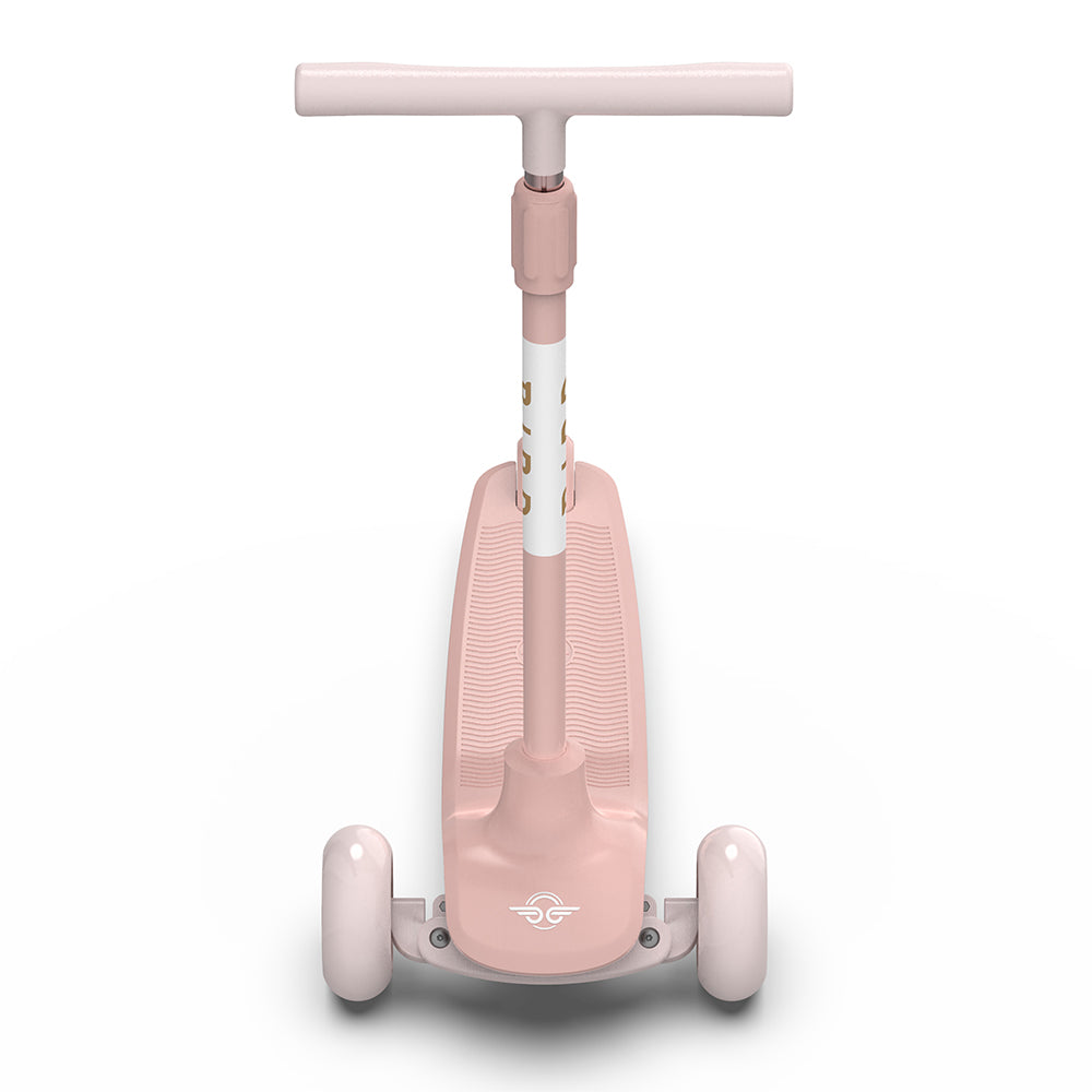Bird Birdie Kick Scooter for Kids Adjustable Height Handle, Electric Rose (Used)
