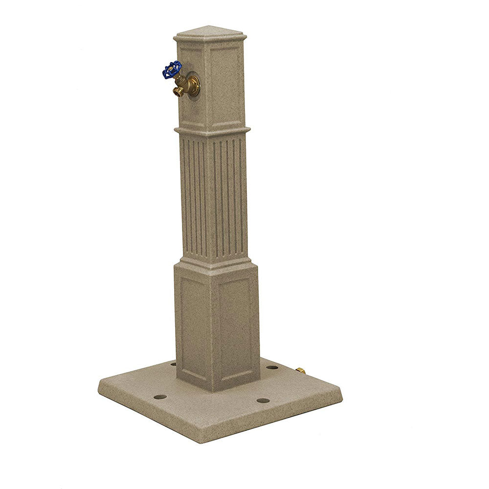 Good Ideas Oasis Garden Outdoor Backyard Patio Hose Tap, Sandstone (Open Box)
