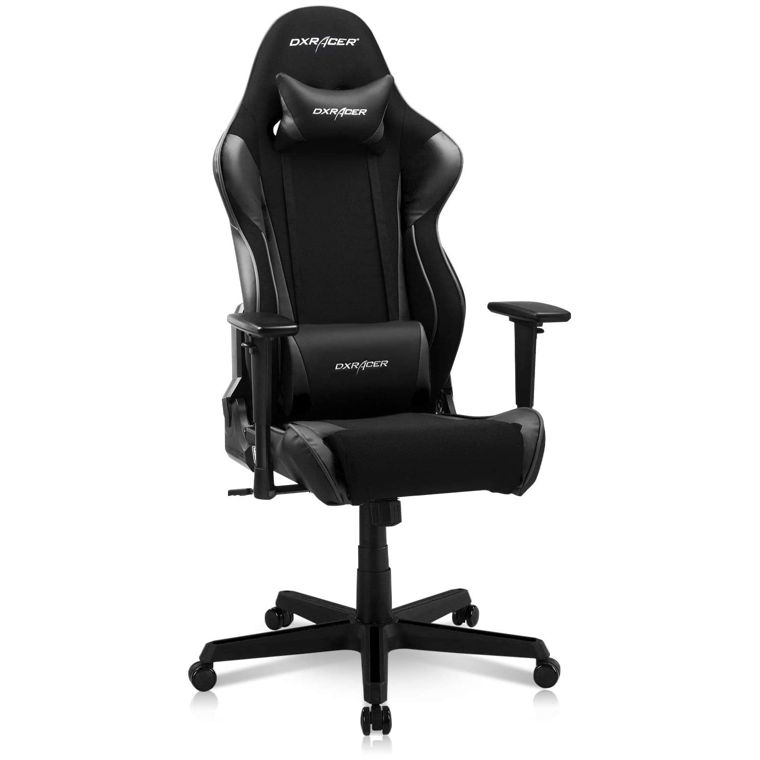 DXRacer Racing Ergonomic Reclining Home Office Desk Computer Gaming Chair, Black