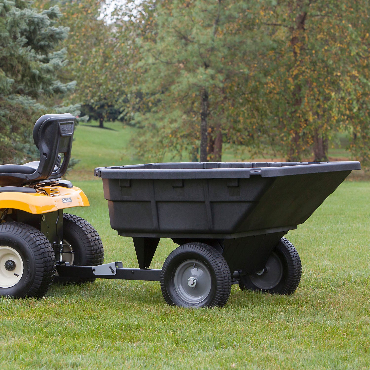 Ohio Steel 1000P-SD 15 Cubic ft Swivel Garden Tractor and Lawnmower Cart (Used)