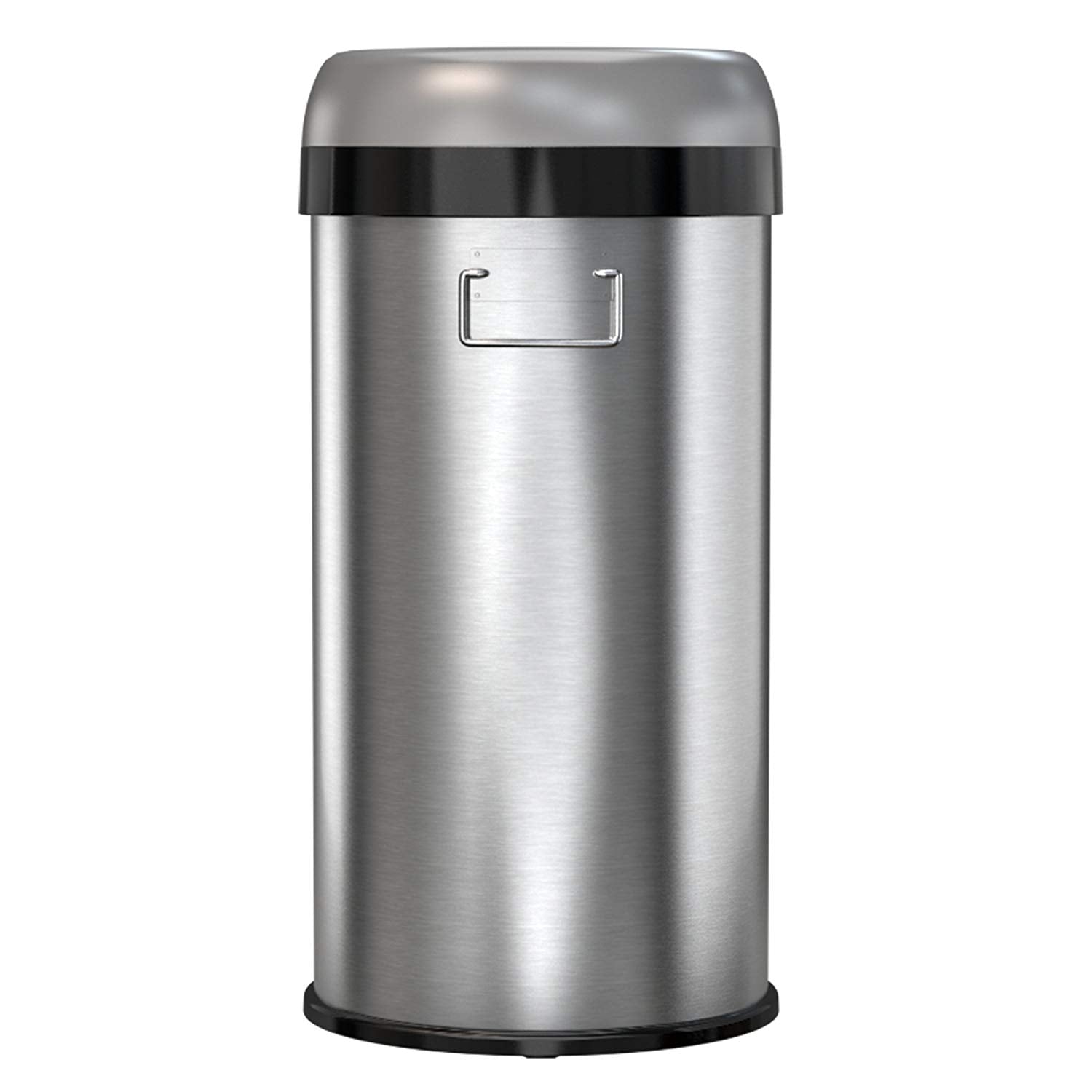 iTouchless 13 Gallon Open Top Garbage Trash Can Bin, Stainless Steel (Open Box)