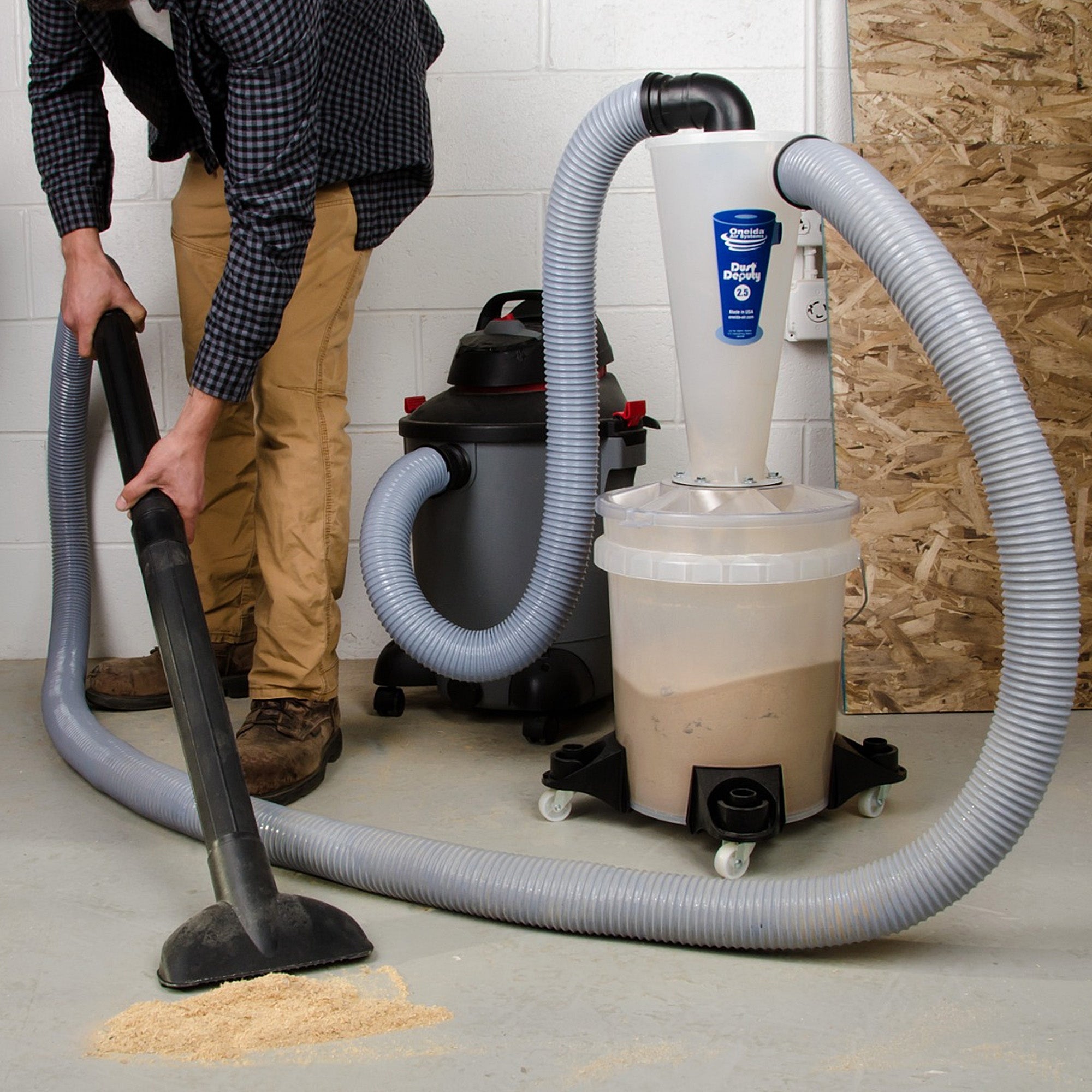 Dust Deputy 2.5 DIY Cyclone Separator, Accessory Only, Clear (Open Box) - VMInnovations