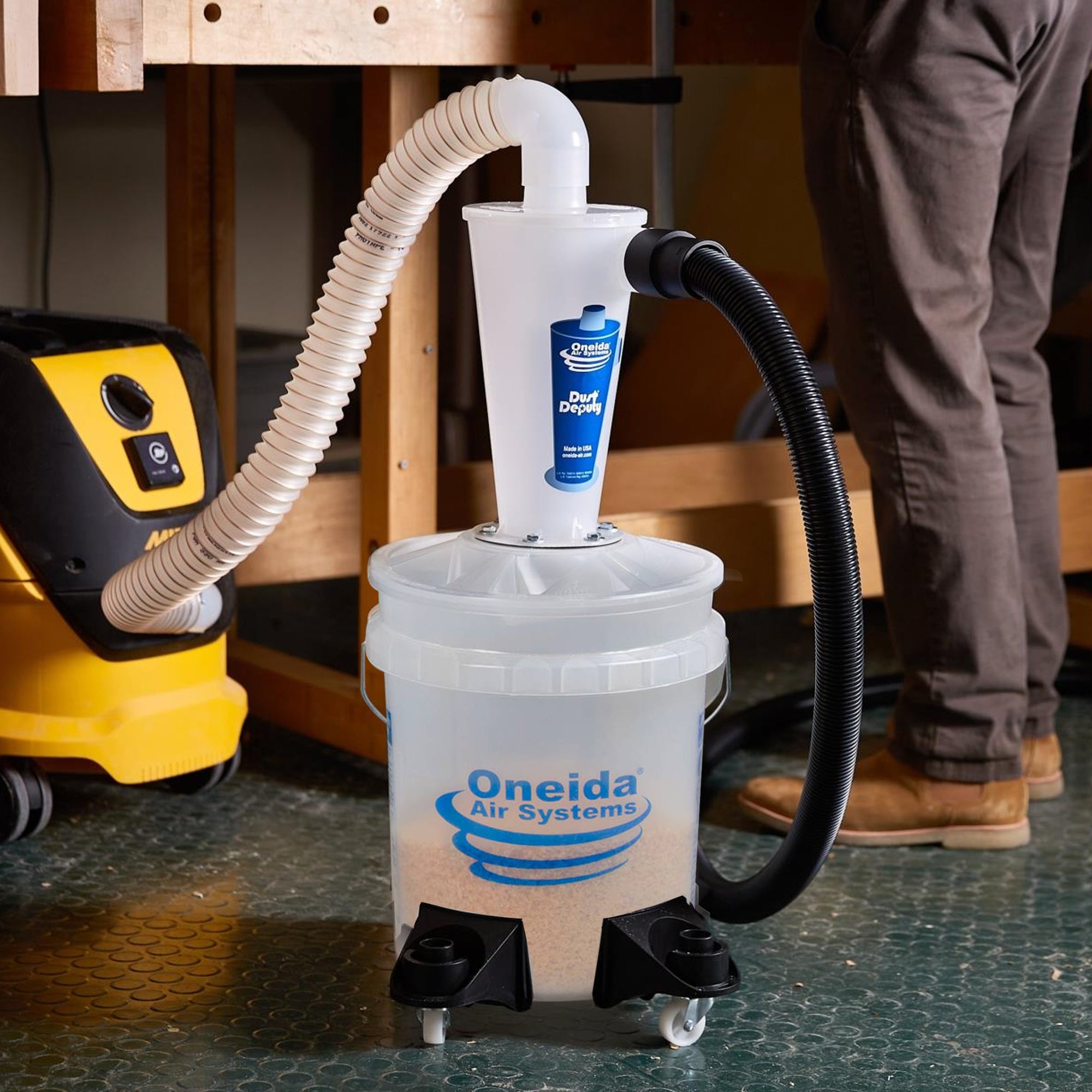 Oneida Air Dust Deputy 2.5 Deluxe Cyclone Separator Kit for Shop Vac (Used) - VMInnovations
