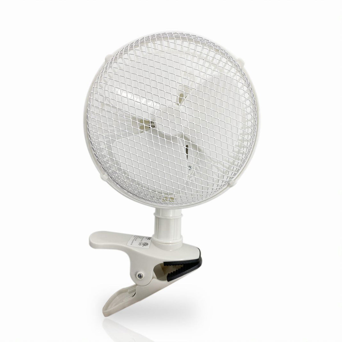 Optimus F-0702 7 Inch 2 Speed Portable Personal Energy Saving Clip-On Fan, White