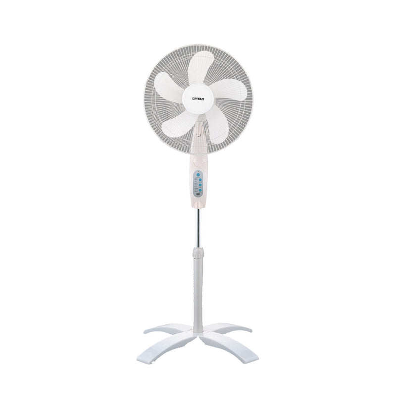 Optimus F-1760 16 inch Oscillating Stand Fan with 3 Speeds and Remote Control
