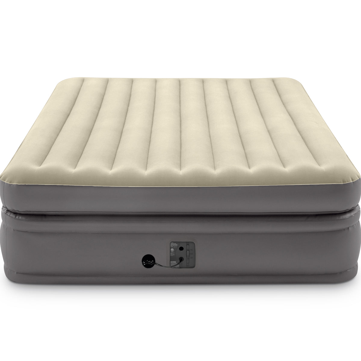Intex 64163EP Comfort Elevated Portable Airbed with Fiber-Tech Technology, Queen
