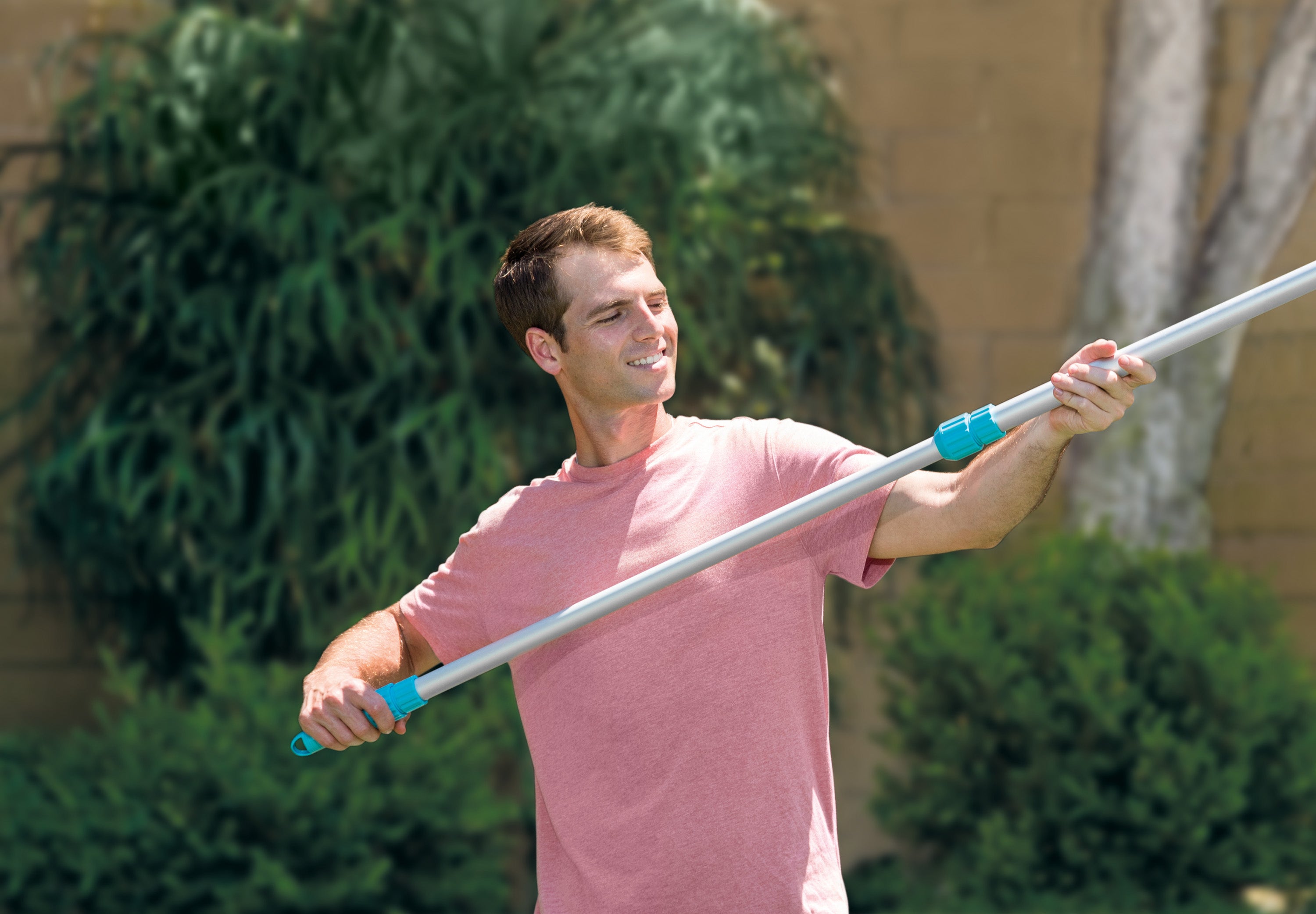 Intex 29055E 110 Inch Telescoping Above Ground Pool Maintenance Pole Shaft (Damaged)